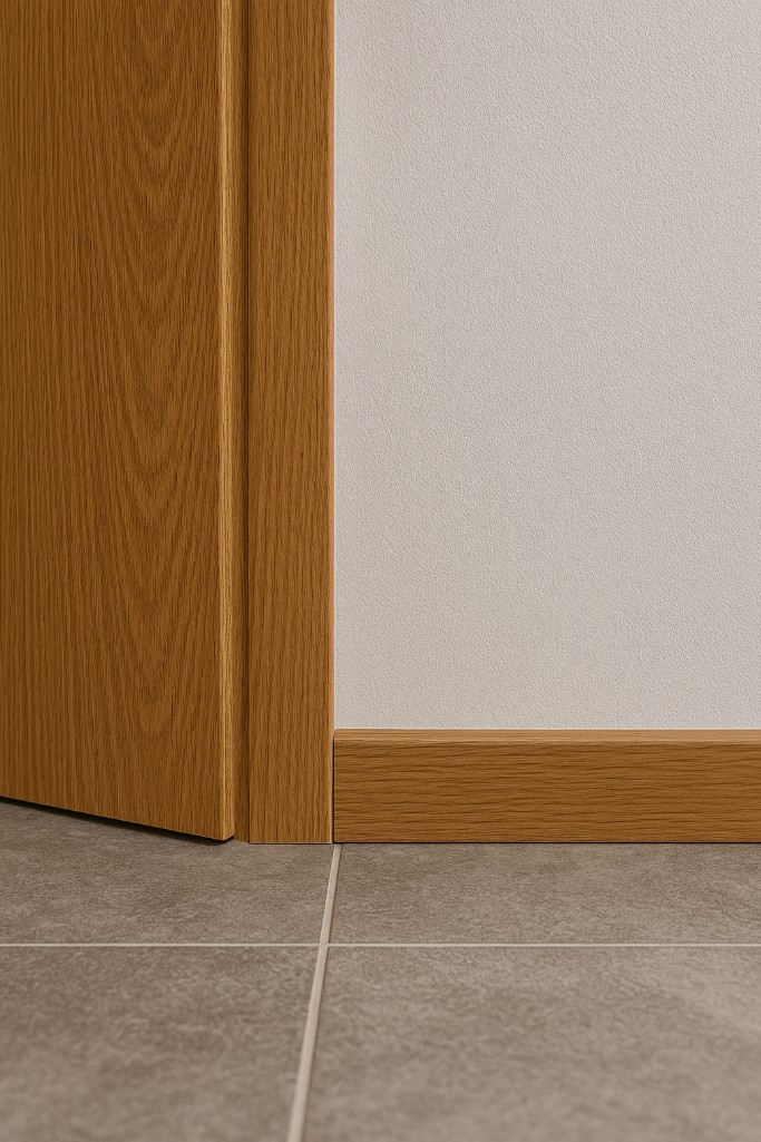 Detalle de acabados finos y duraderos en un interior moderno realizado por Edificar 360